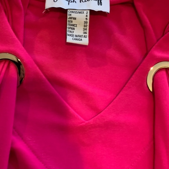 Joseph Ribkoff Hot Pink Tunic Top - Picture 5 of 5